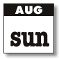 august - sundays