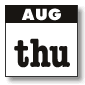 august - thursdays