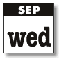 september - wednesdays
